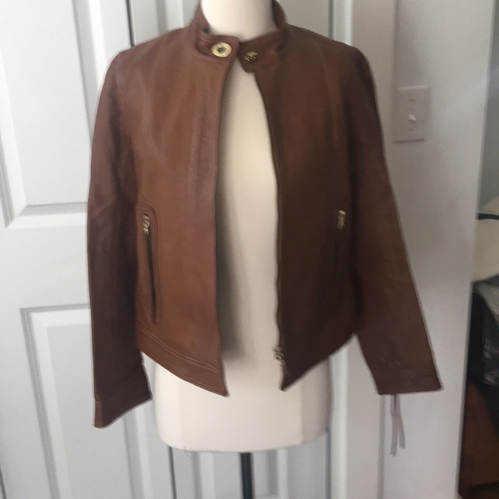Coach leather jacket
